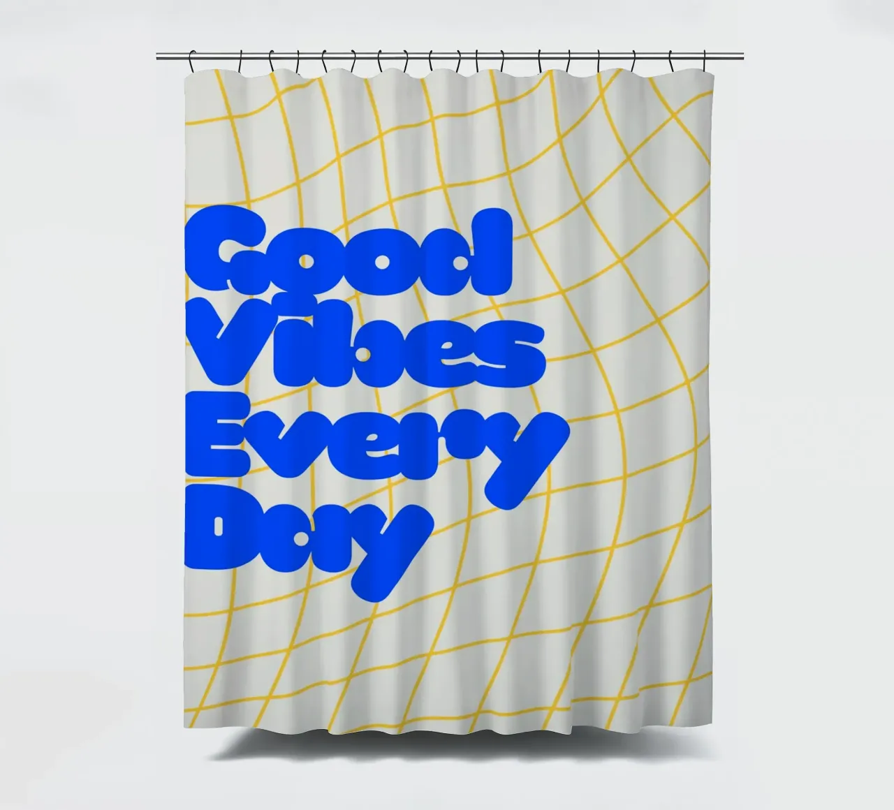 Good Vibes Everyday tenda da doccia da Diesdas Ananas Design