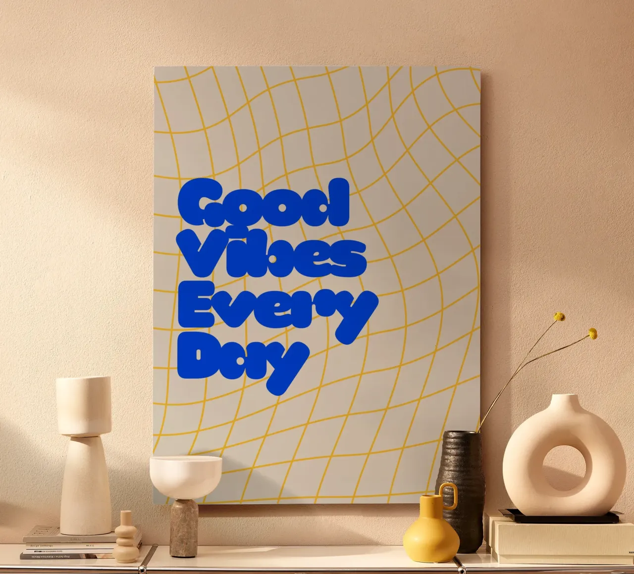 Good Vibes Everyday alluminio dibond da Diesdas Ananas Design