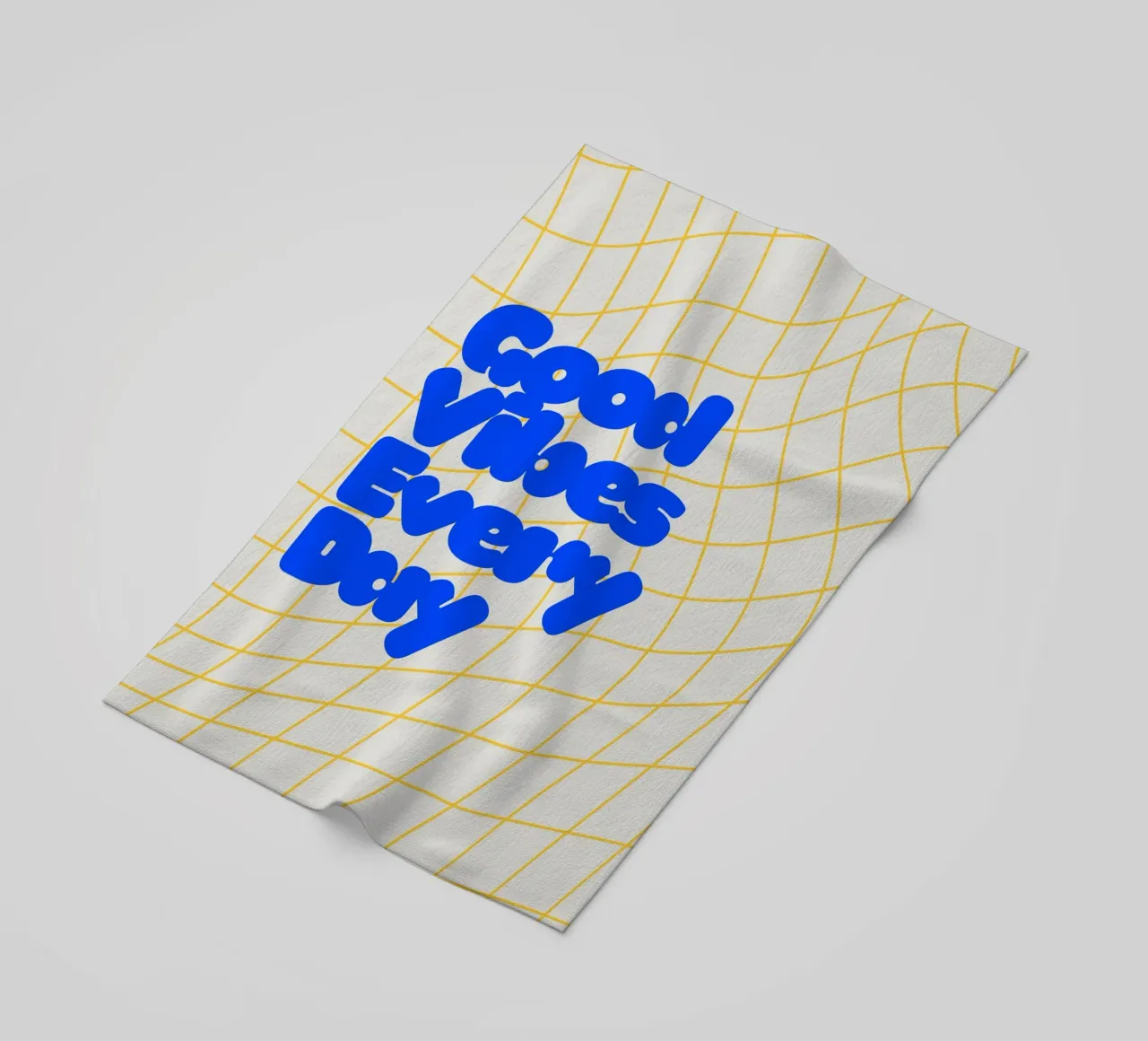 Good Vibes Everyday telo mare da Diesdas Ananas Design