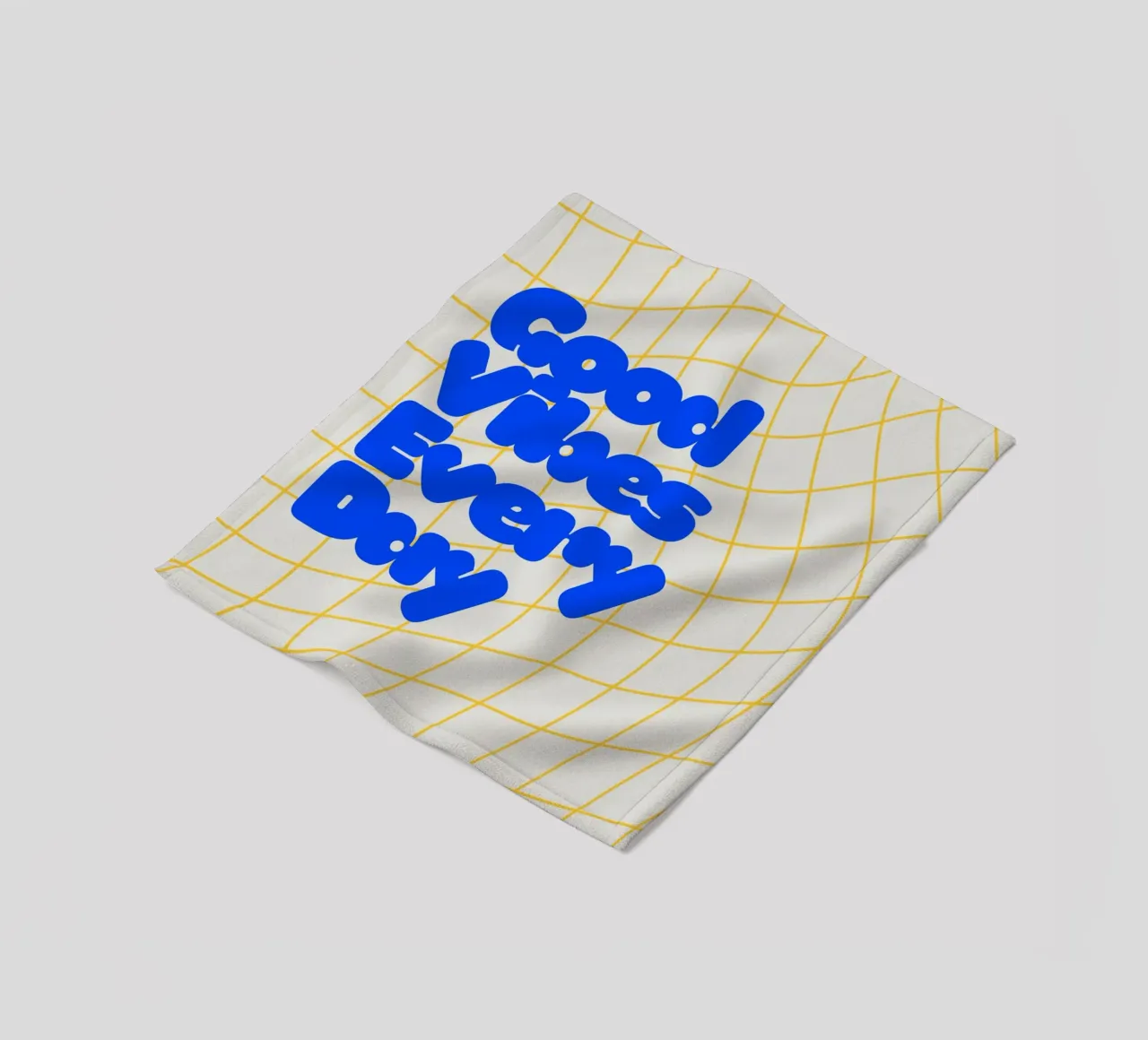 Good Vibes Everyday coperta in pile da Diesdas Ananas Design