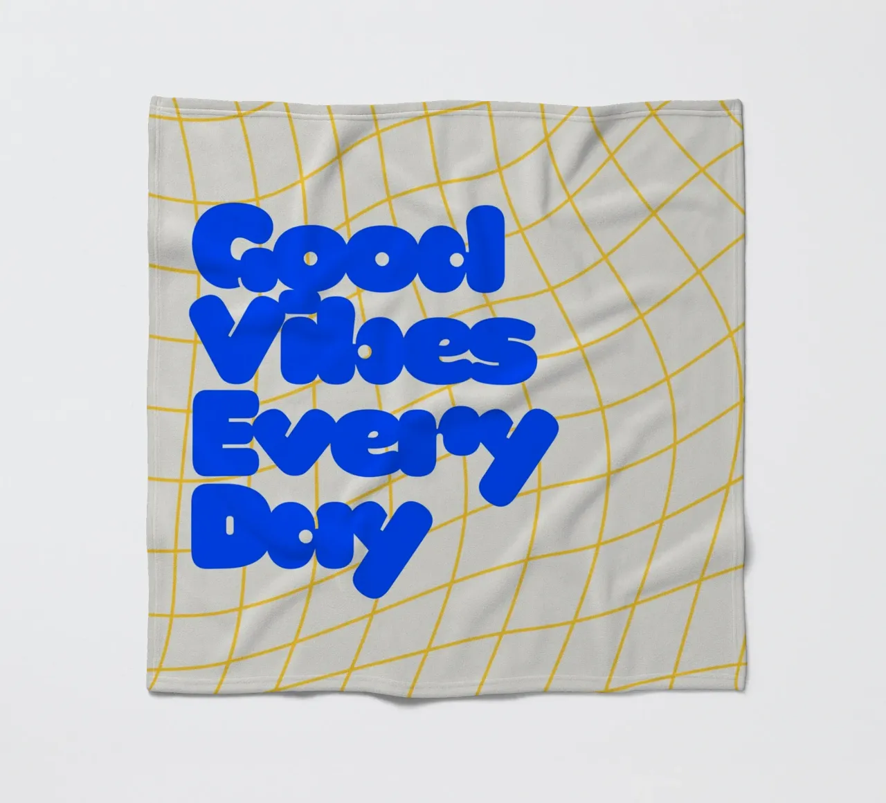 Good Vibes Everyday coperta in pile da Diesdas Ananas Design