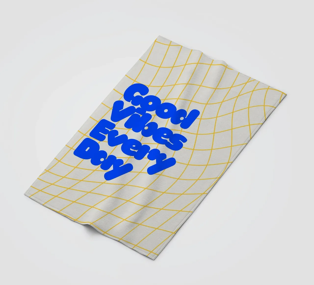 Good Vibes Everyday coperta in pile da Diesdas Ananas Design