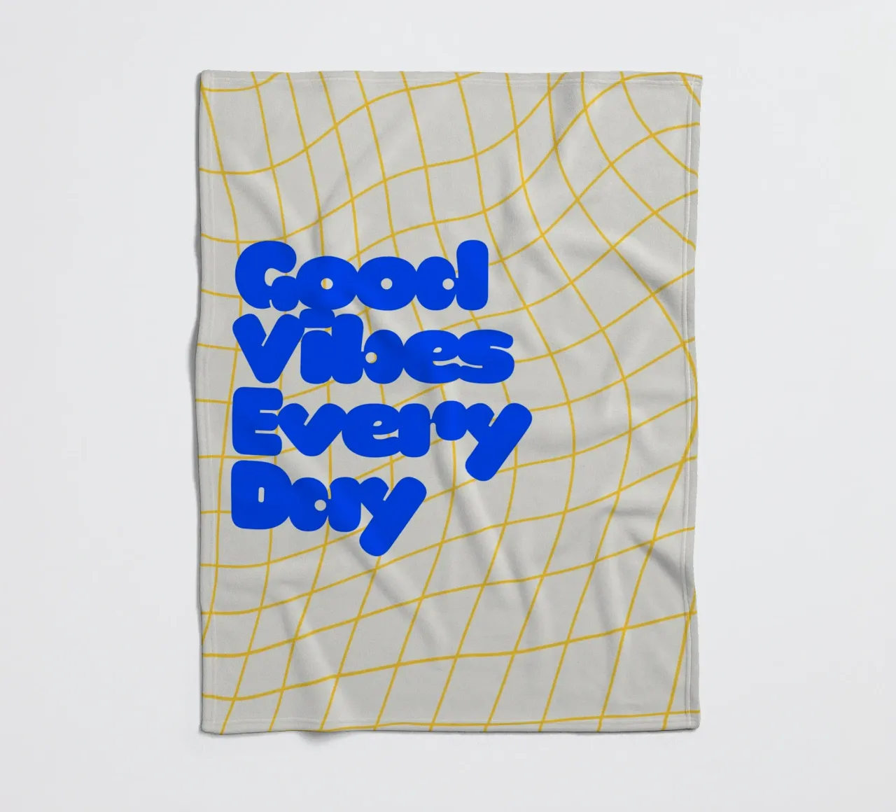 Good Vibes Everyday coperta in pile da Diesdas Ananas Design