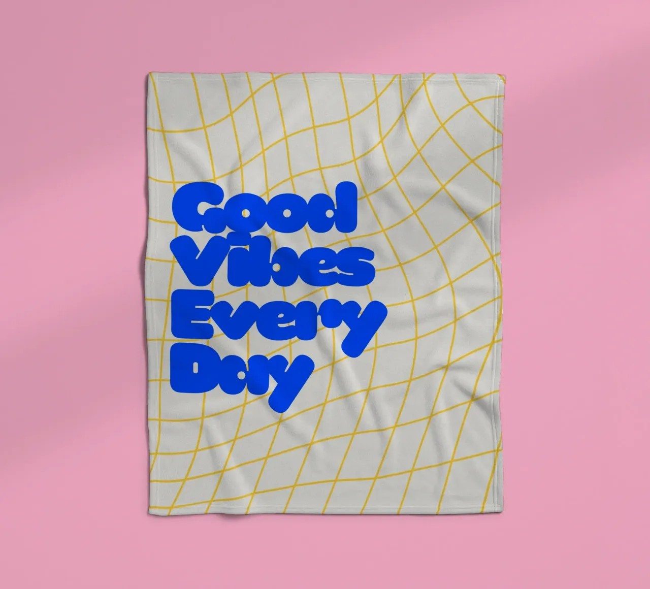 Good Vibes Everyday coperta in pile da Diesdas Ananas Design
