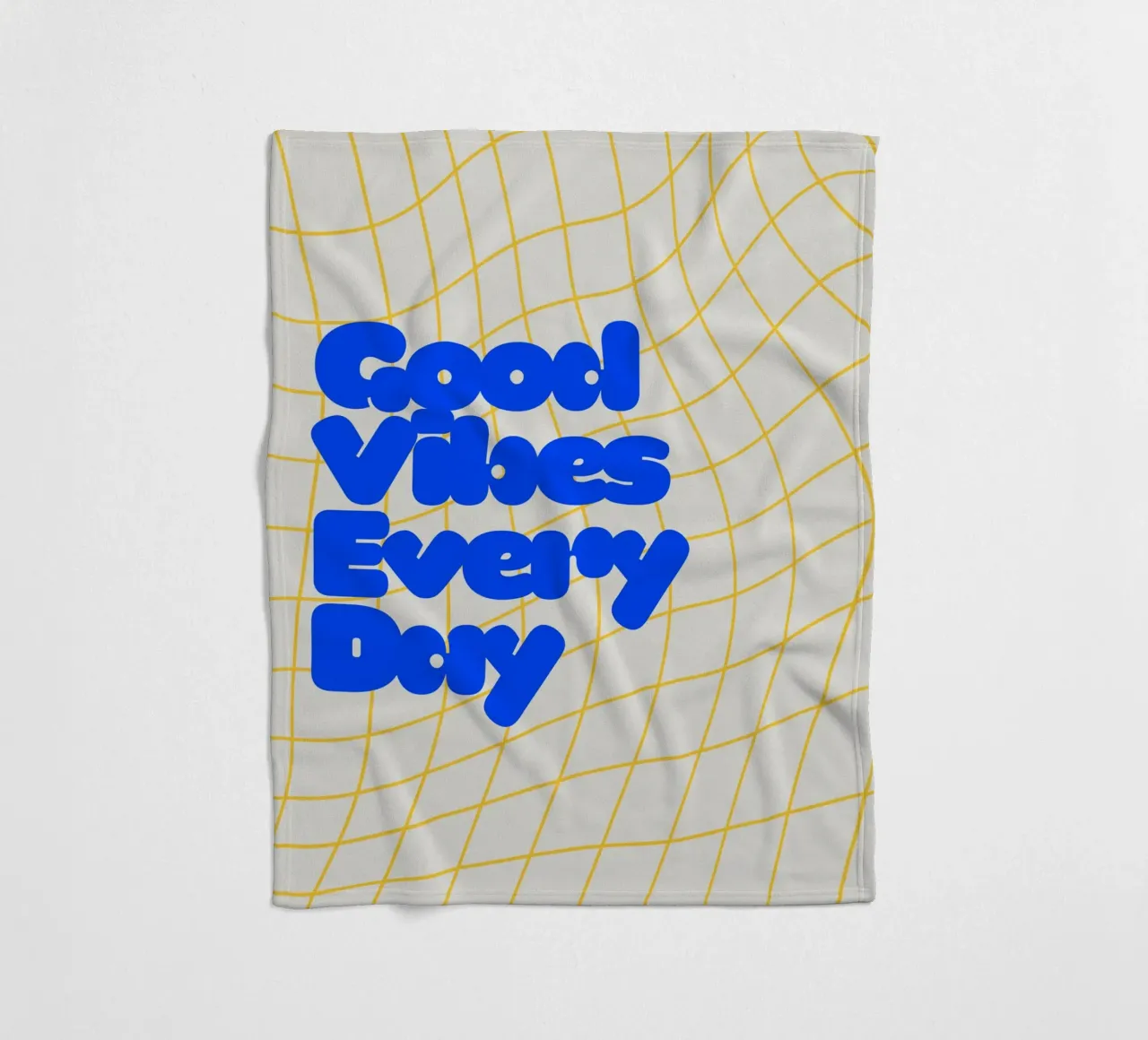 Good Vibes Everyday coperta in pile da Diesdas Ananas Design