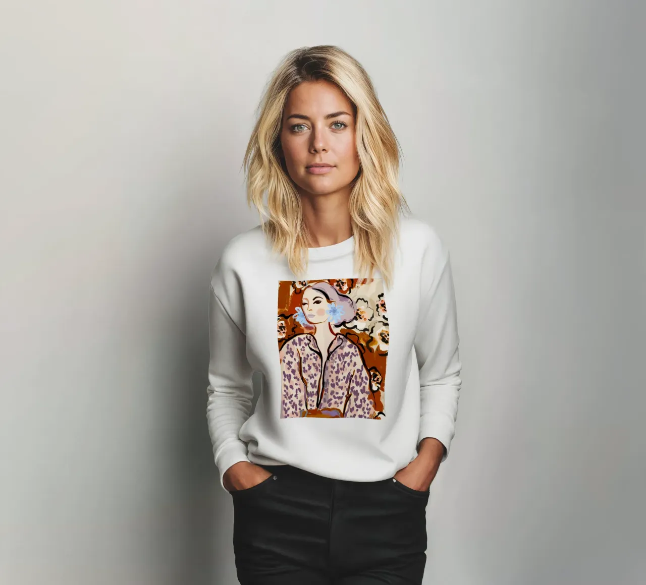Ember Gaze Sweatshirt von treechild