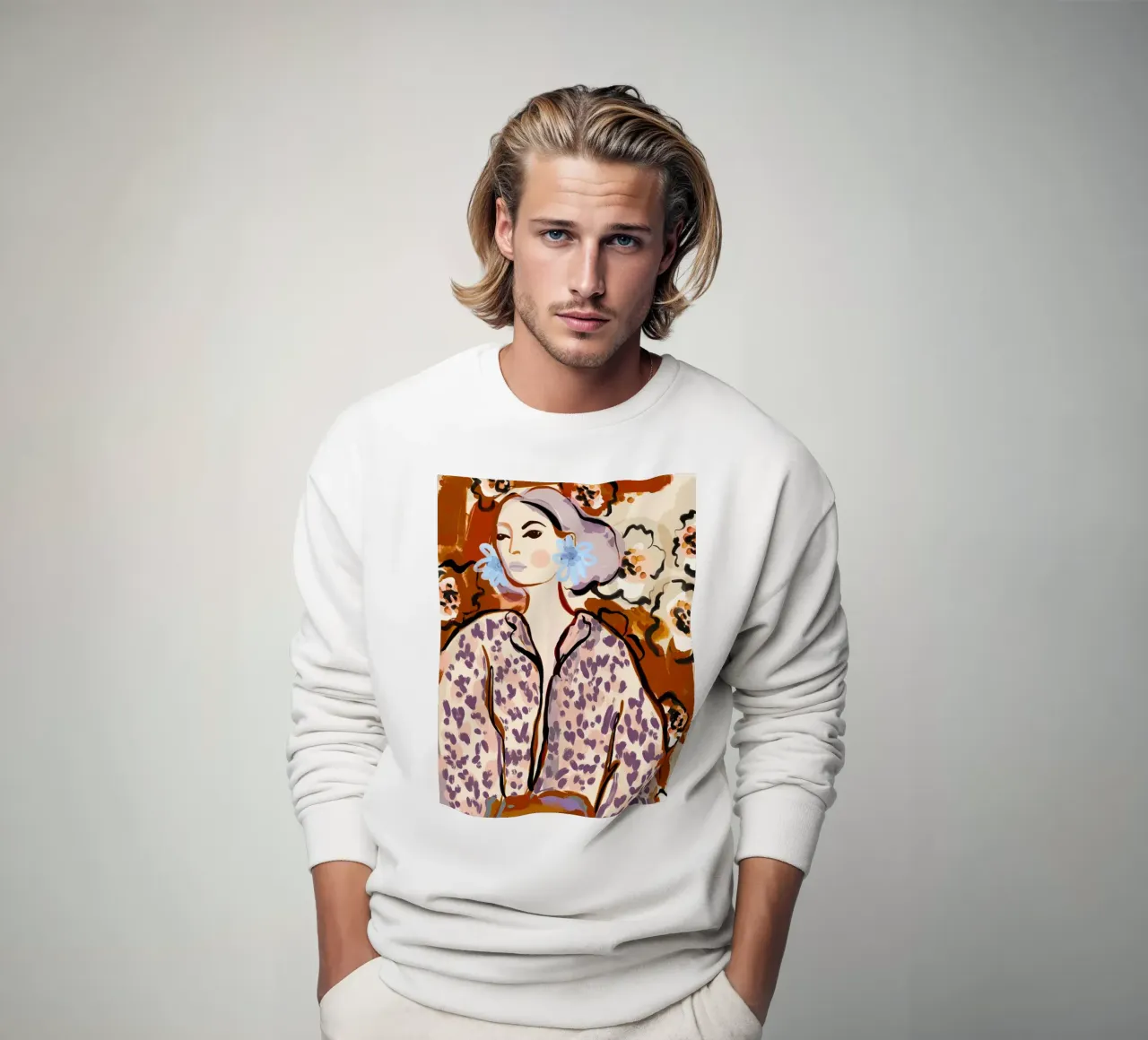 Ember Gaze Sweatshirt von treechild