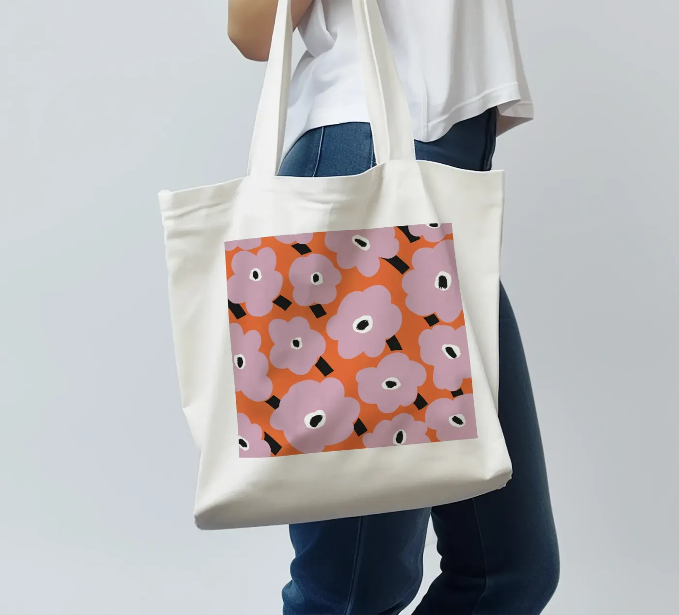 Botanical pattern tote bag by Little Dean