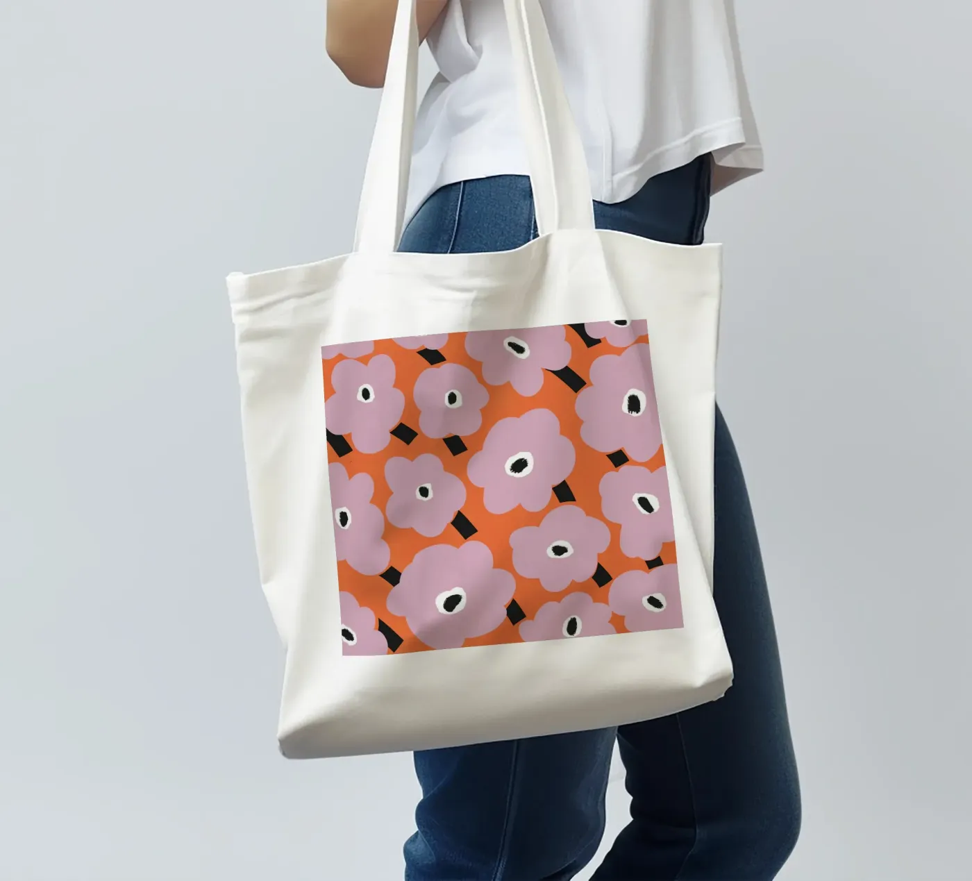 Botanical pattern tote bag by Little Dean