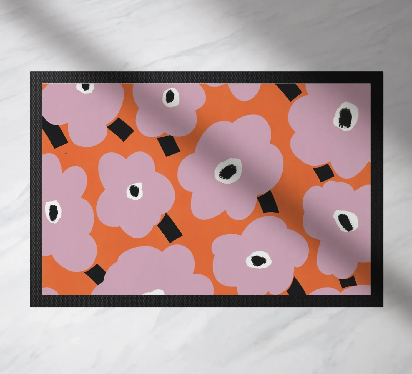 Botanical pattern deurmat van Little Dean