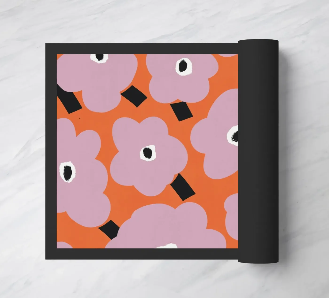 Botanical pattern deurmat van Little Dean