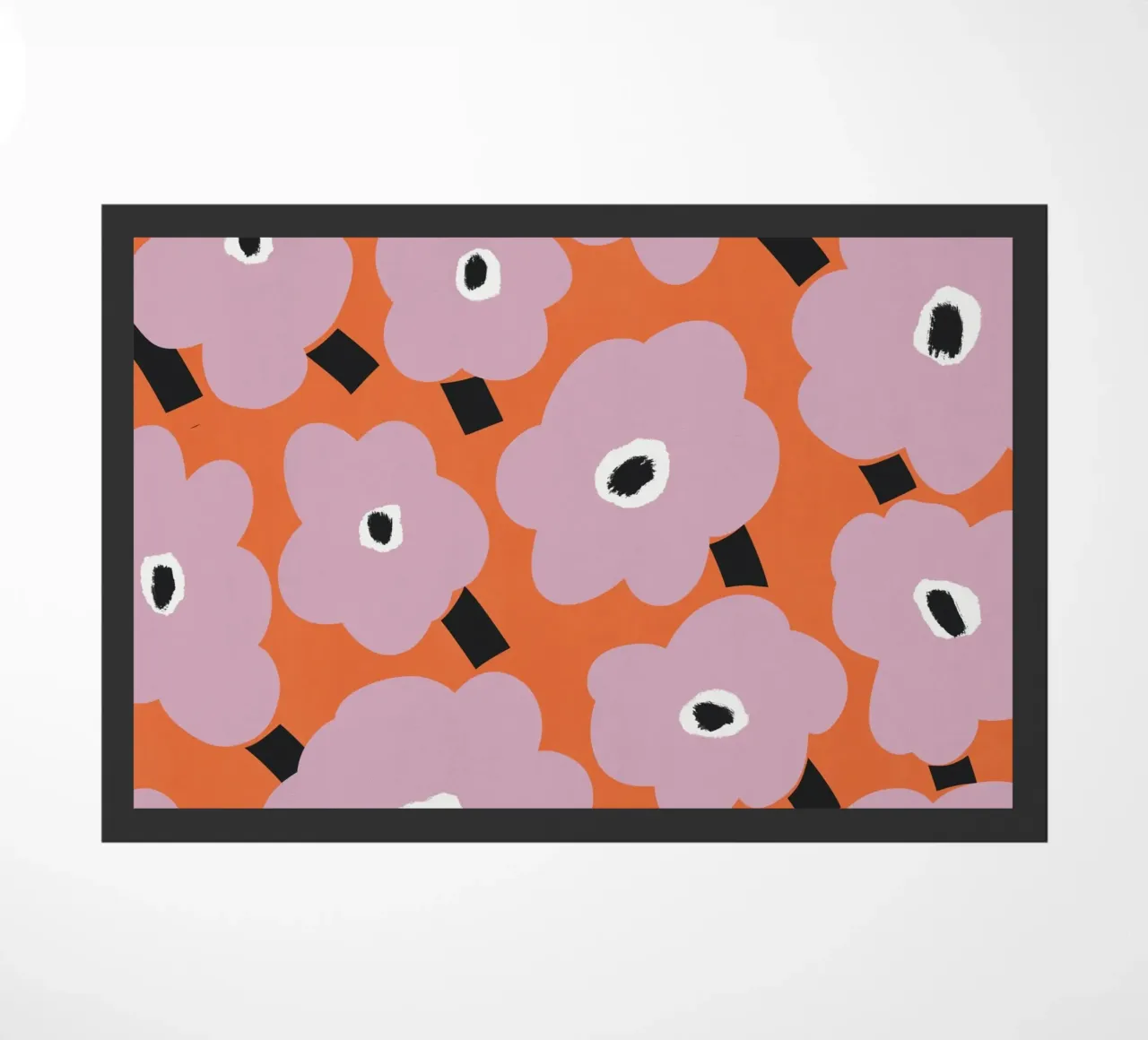 Botanical pattern doormat by Little Dean