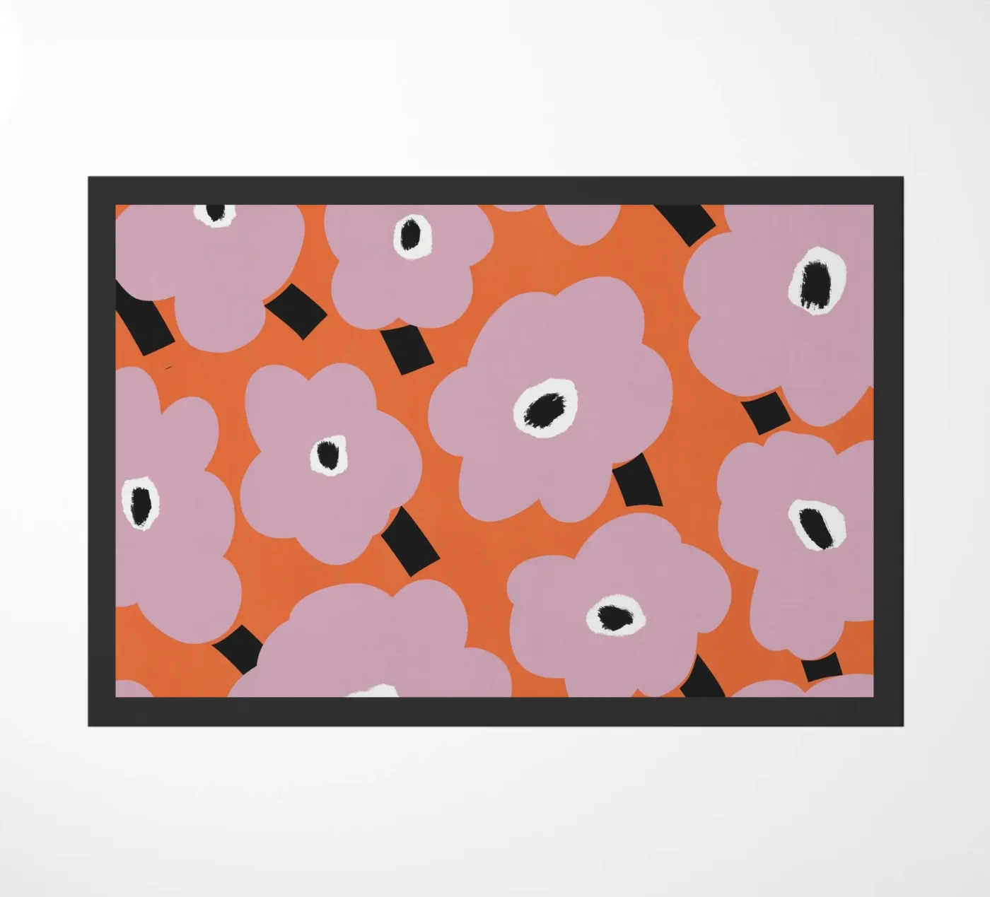 Botanical pattern deurmat van Little Dean