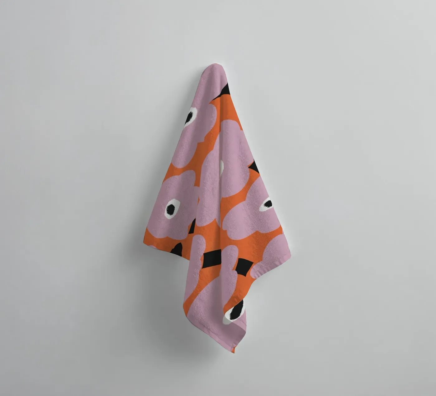 Botanical pattern towel by Little Dean