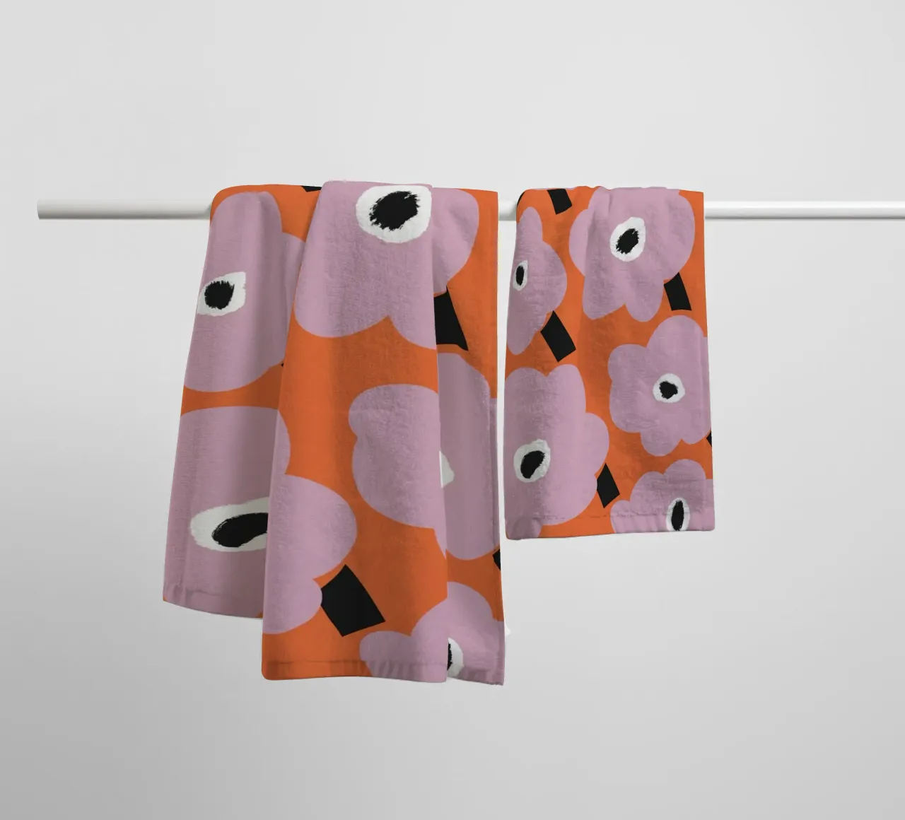 Botanical pattern towel by Little Dean