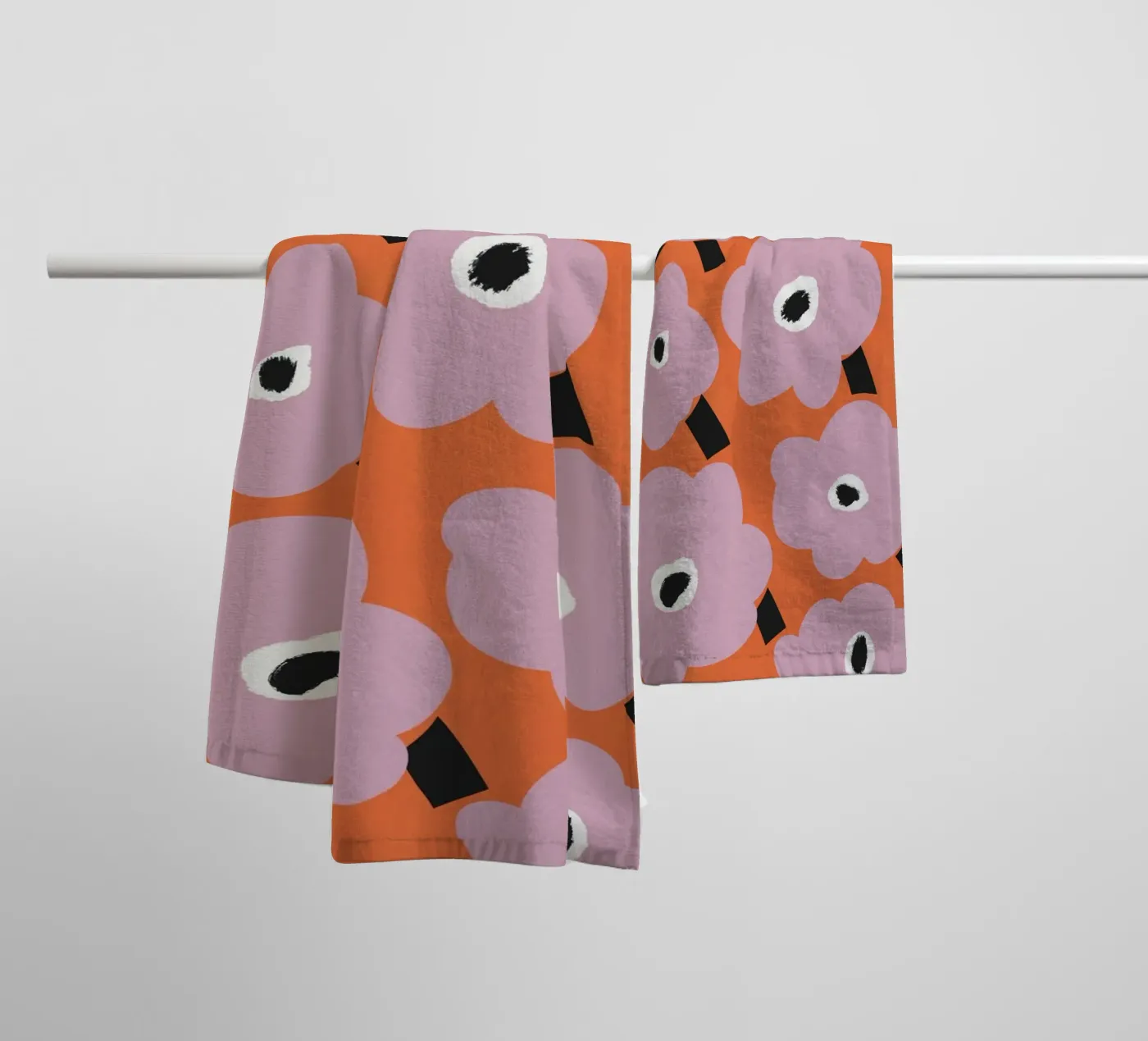 Botanical pattern towel by Little Dean