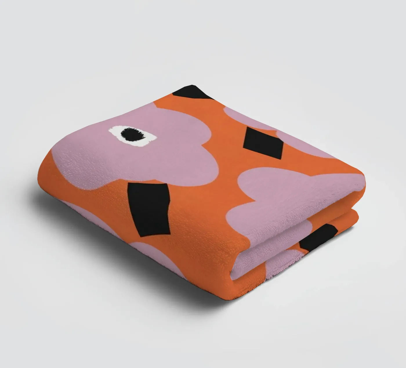 Botanical pattern towel by Little Dean