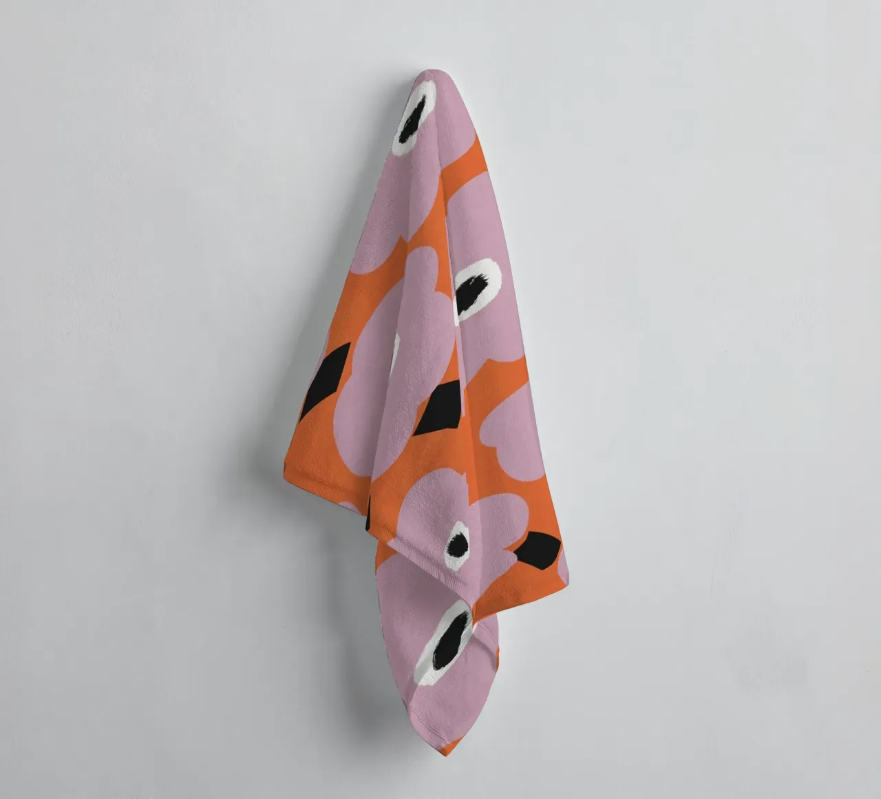 Botanical pattern towel by Little Dean