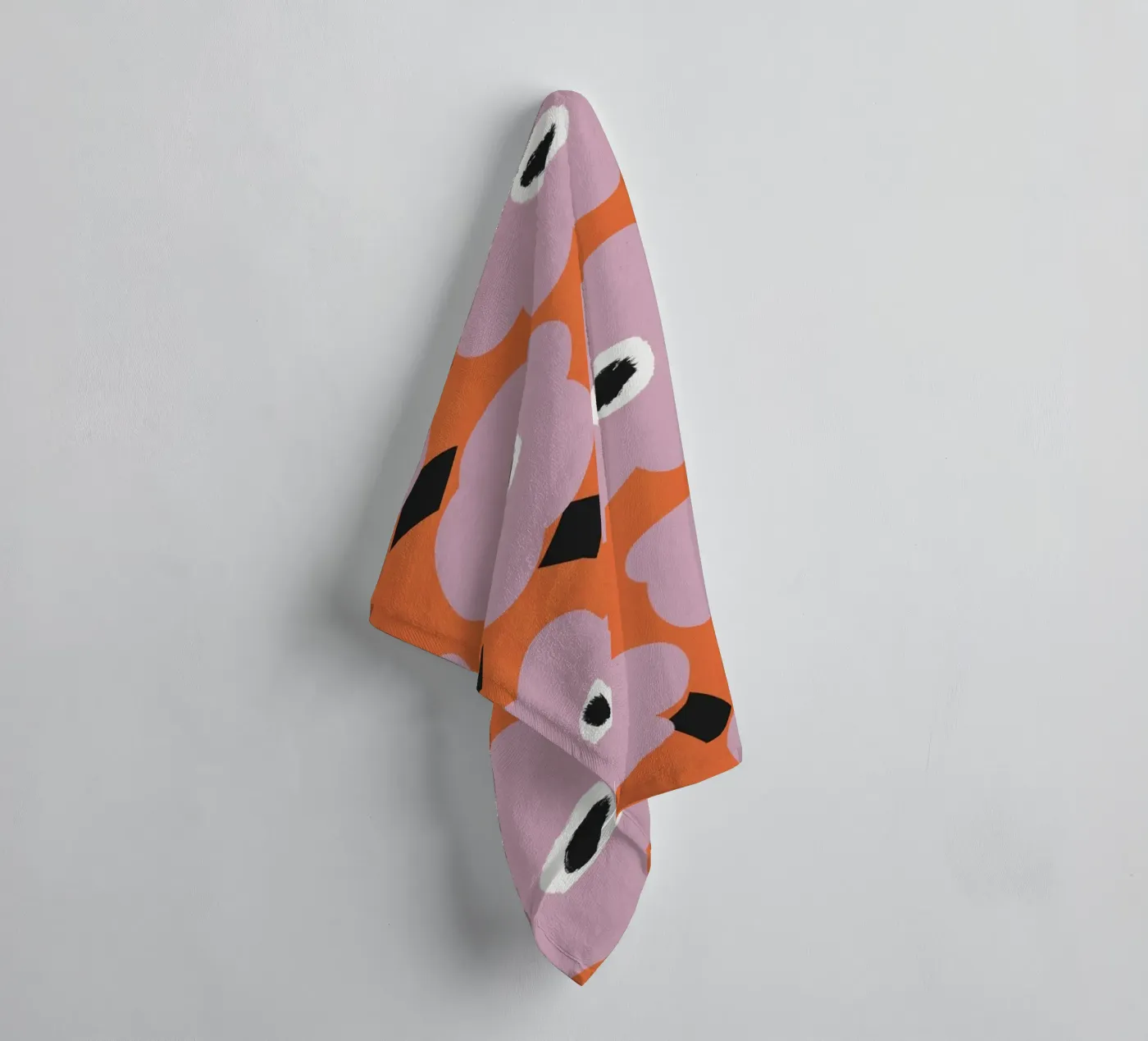 Botanical pattern towel by Little Dean