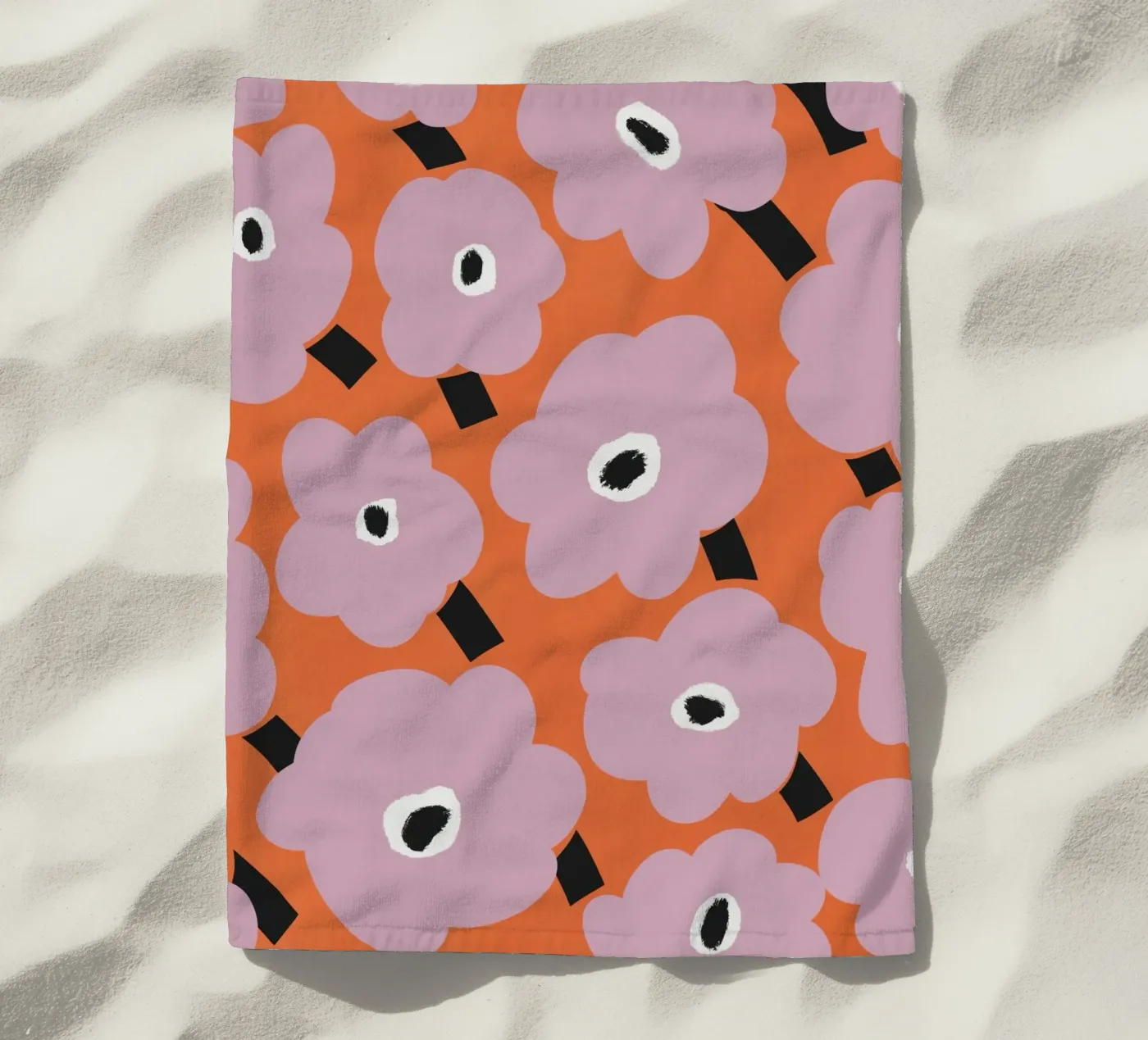 Botanical pattern telo mare da Little Dean