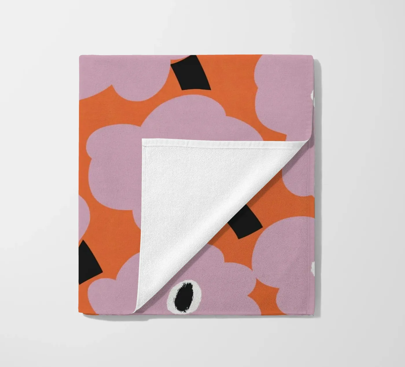 Motif botanique serviette de plage de Little Dean