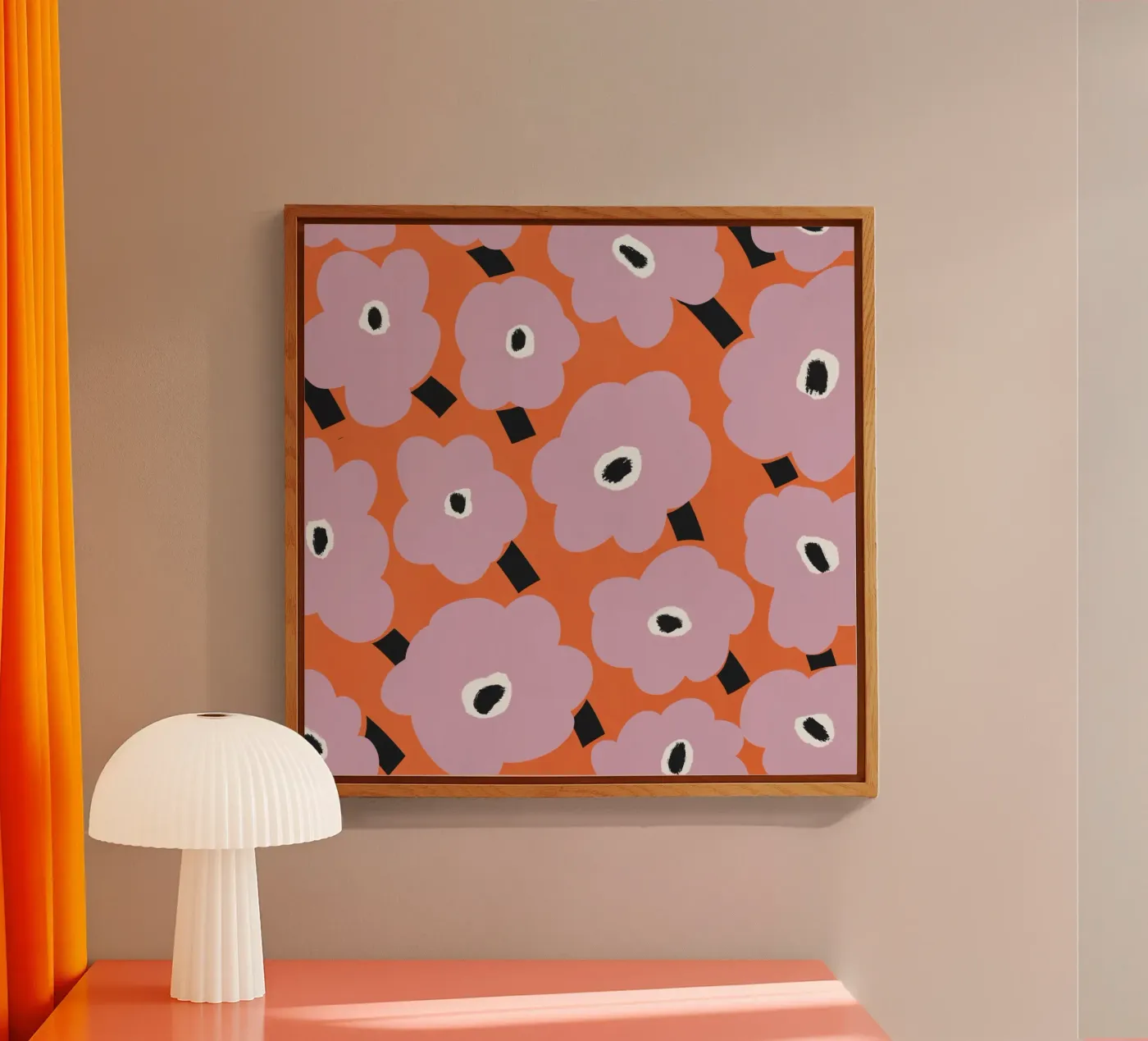 Motif botanique plexiglas de Little Dean