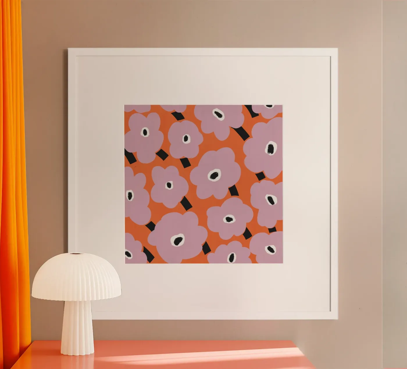 Botanical pattern poster van Little Dean