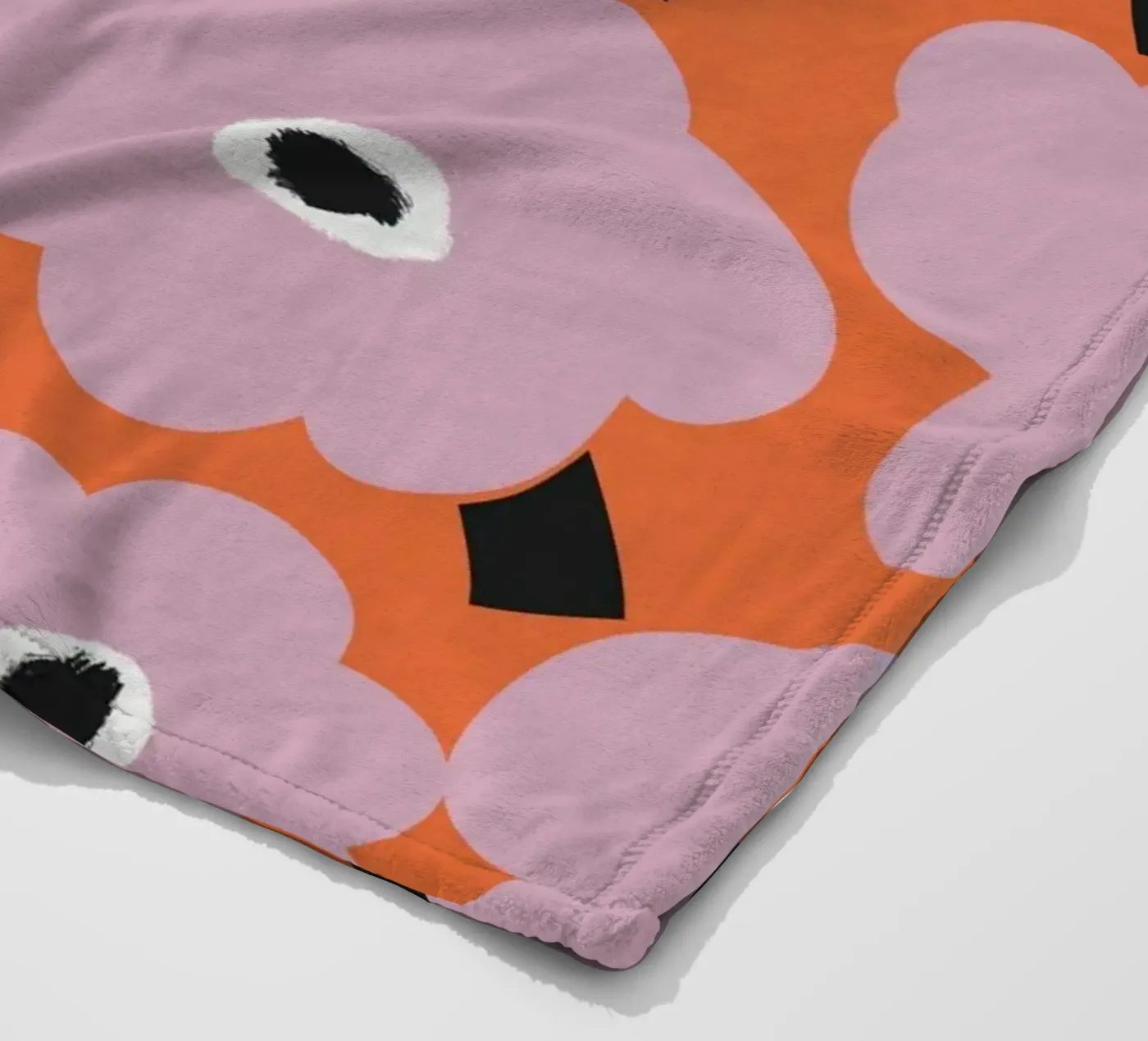 Botanical pattern fleecedeken van Little Dean