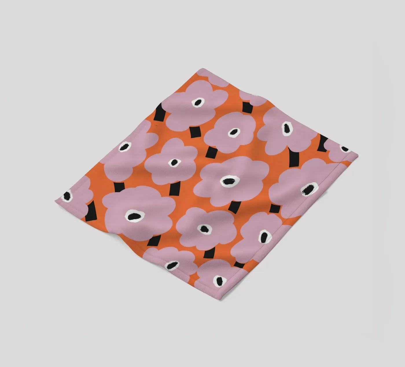 Botanical pattern fleecedeken van Little Dean