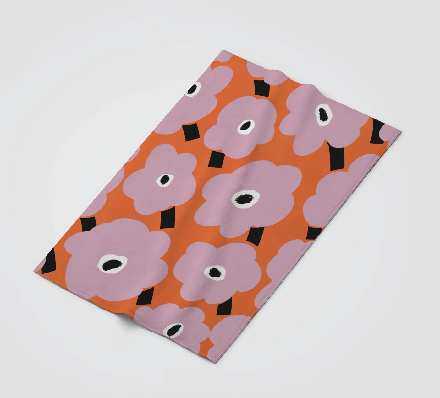 Botanical pattern fleecedeken van Little Dean