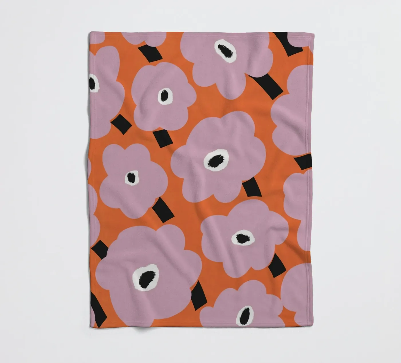 Botanical pattern fleecedeken van Little Dean