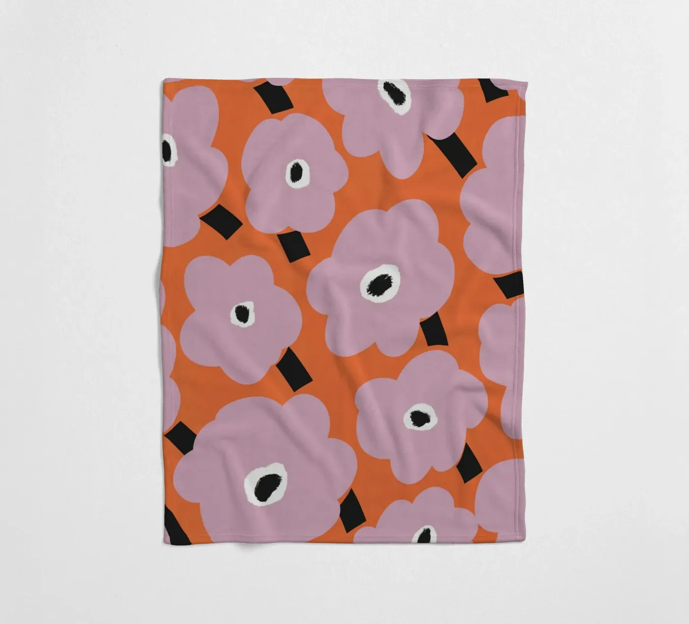 Botanical pattern fleecedeken van Little Dean