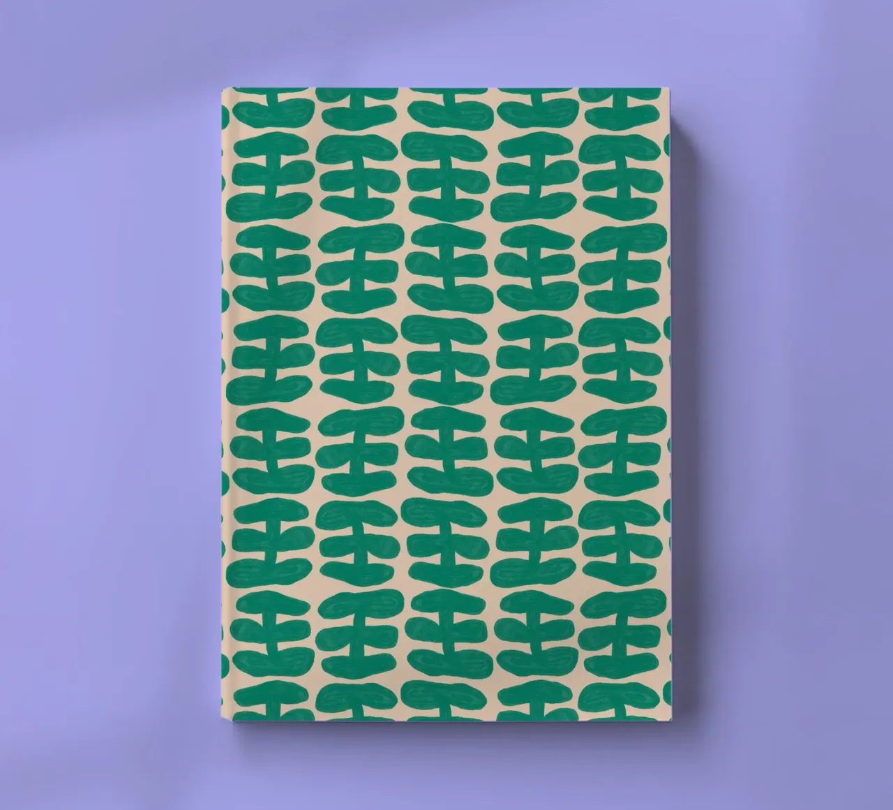 Repetitive pattern 54 notebook by Little Dean