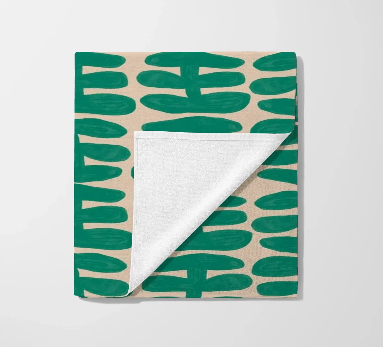 Repetitive pattern 54 beach towel by Little Dean