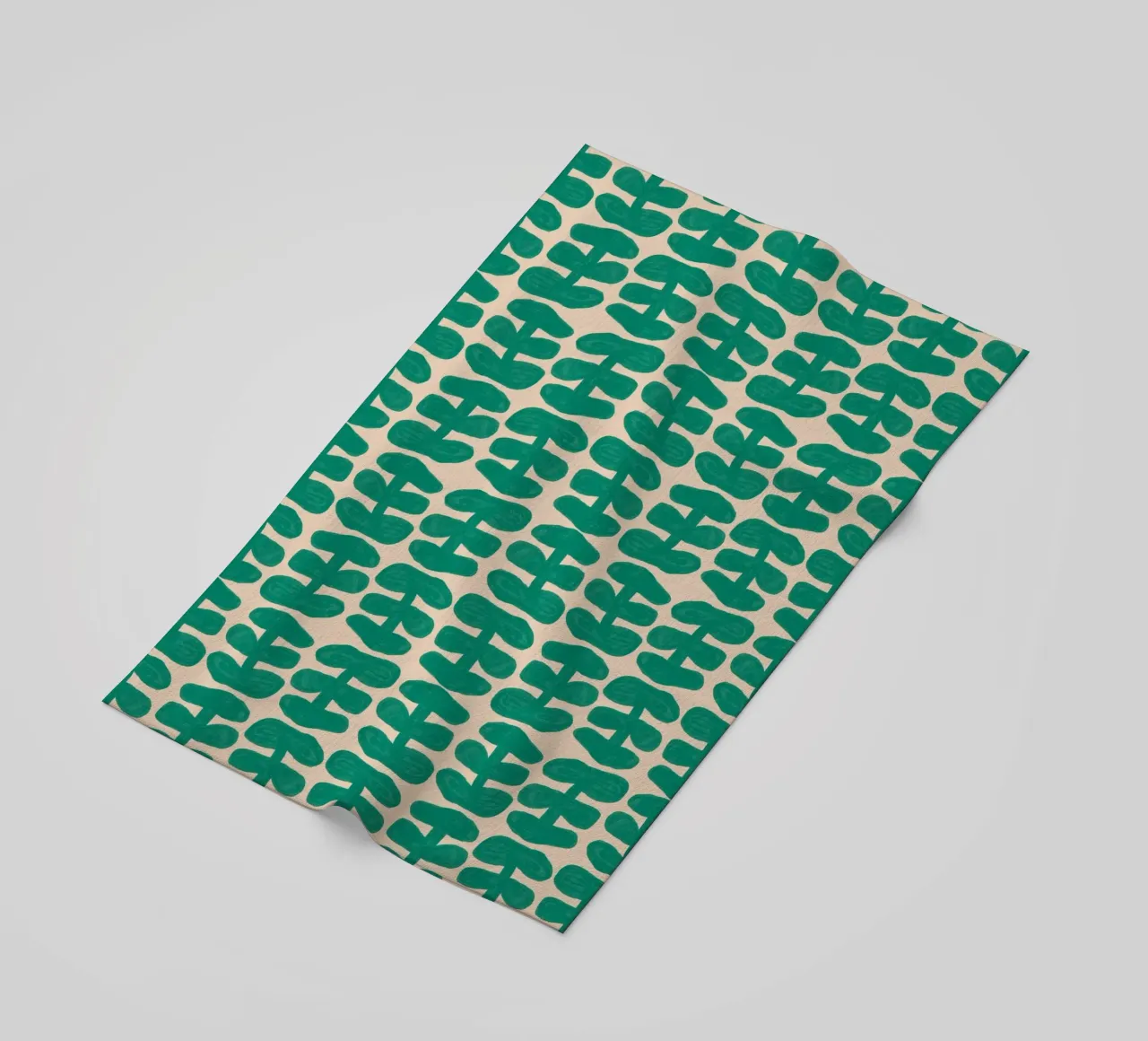 Repetitive pattern 54 beach towel by Little Dean