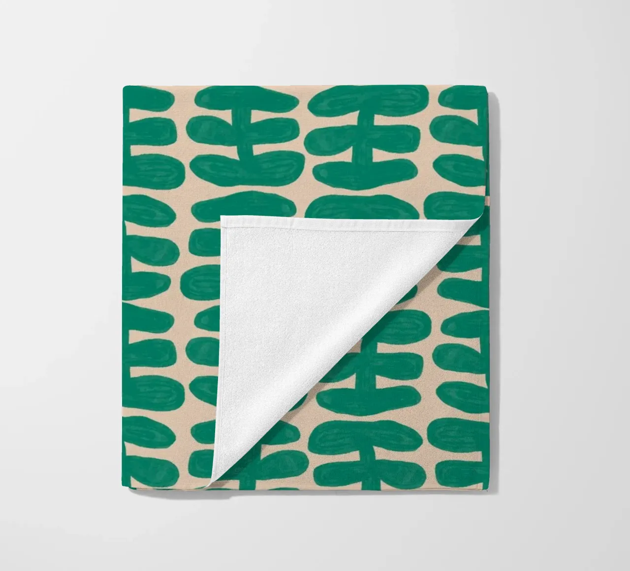 Repetitive pattern 54 beach towel by Little Dean