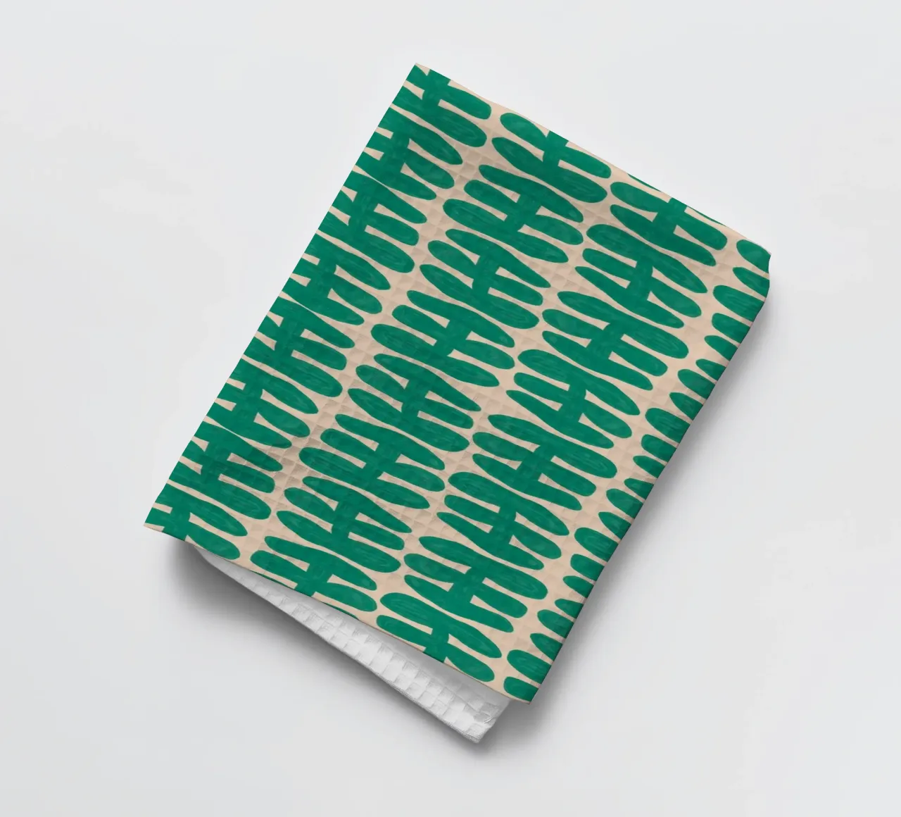 Repetitive pattern 54 tea towel by Little Dean
