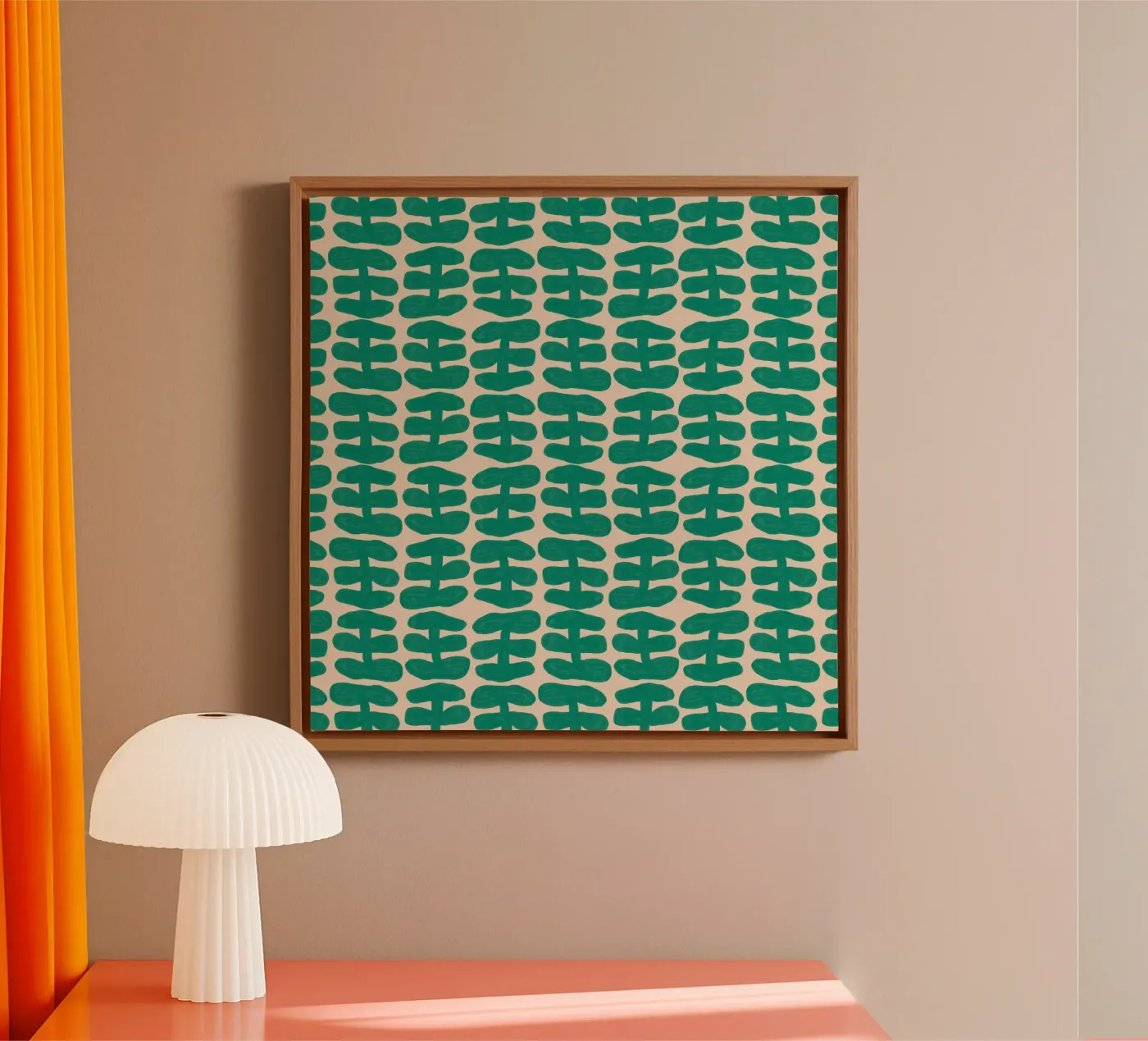Repetitive pattern 54 canvas by Little Dean