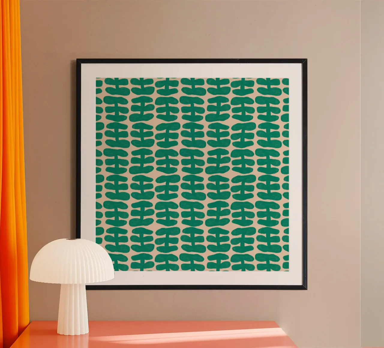 Repetitive pattern 54 poster by Little Dean