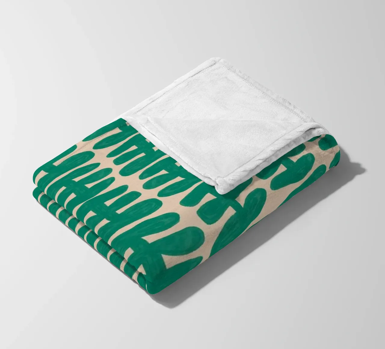 Repetitive pattern 54 fleece blanket by Little Dean