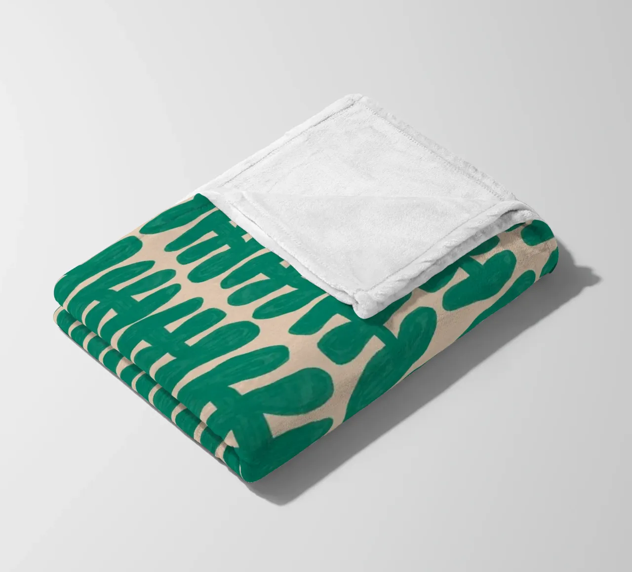 Repetitive pattern 54 fleece blanket by Little Dean
