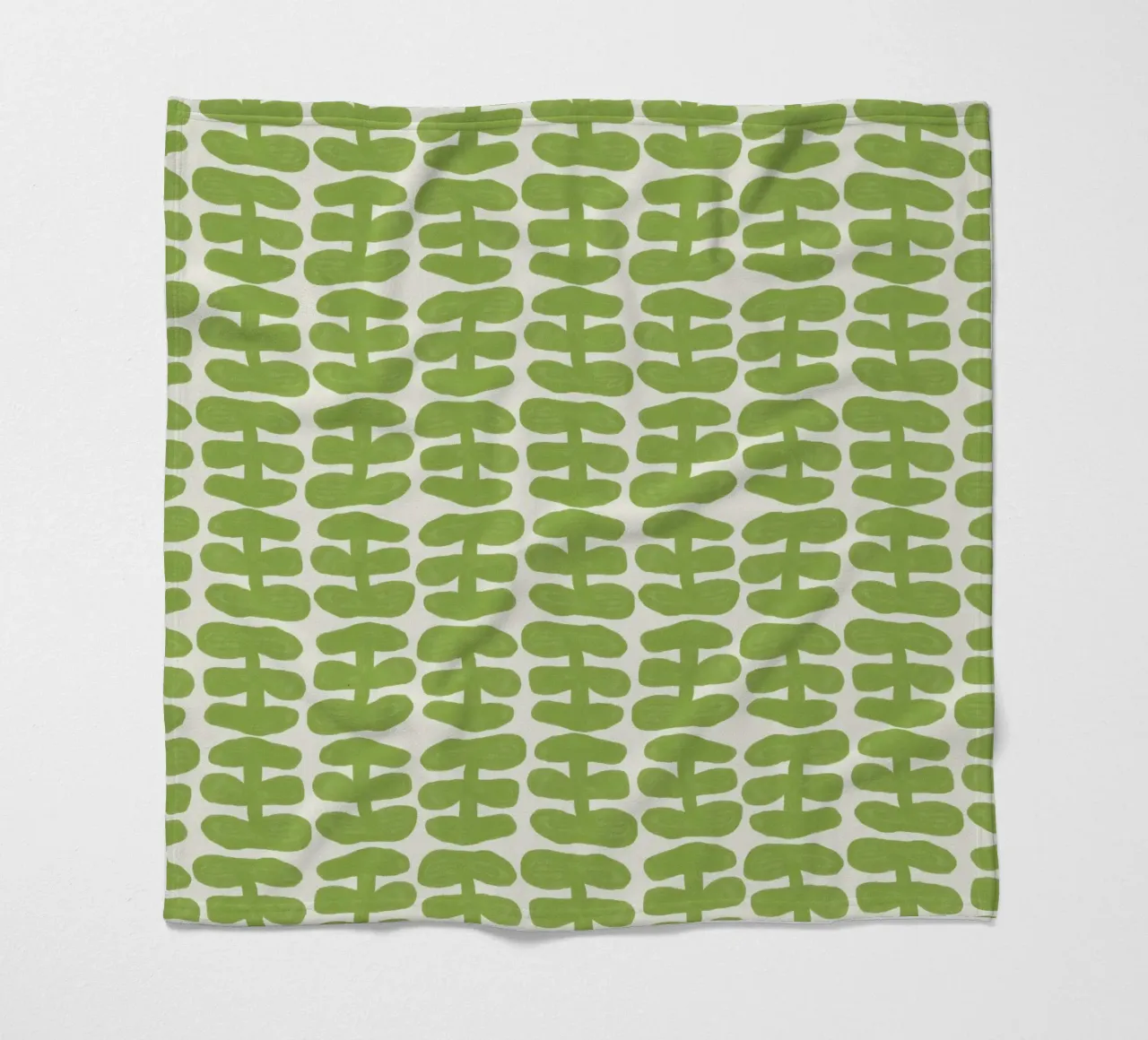 Repetitive pattern 55 fleece blanket by Little Dean
