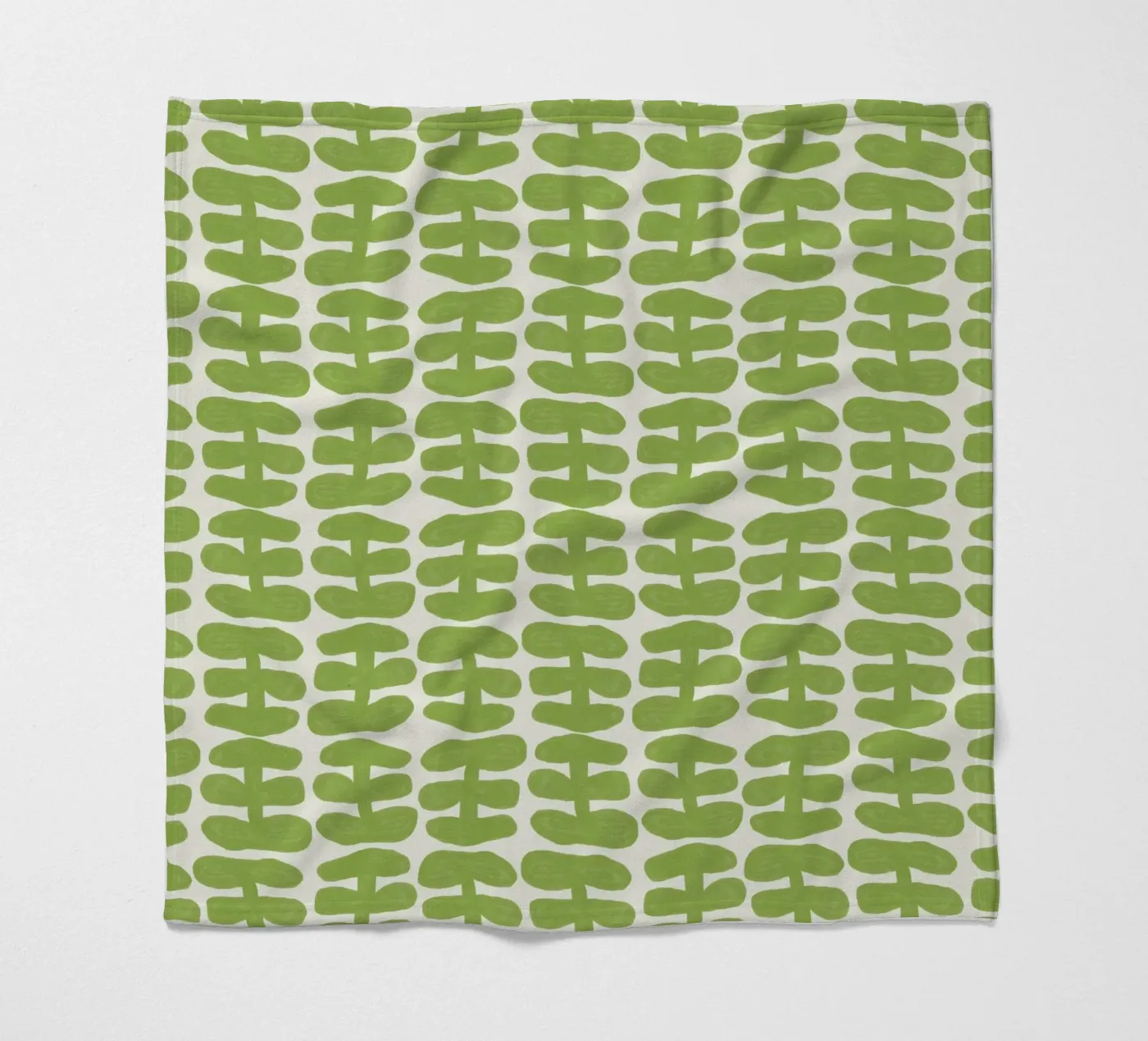 Repetitive pattern 55 fleece blanket by Little Dean