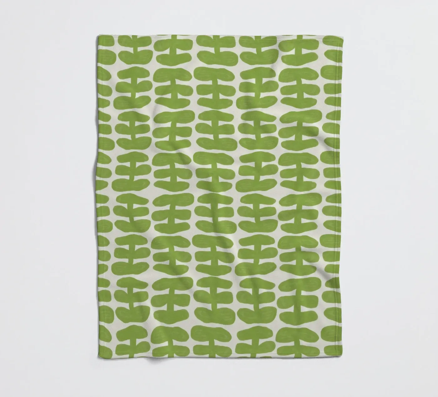 Repetitive pattern 55 fleece blanket by Little Dean