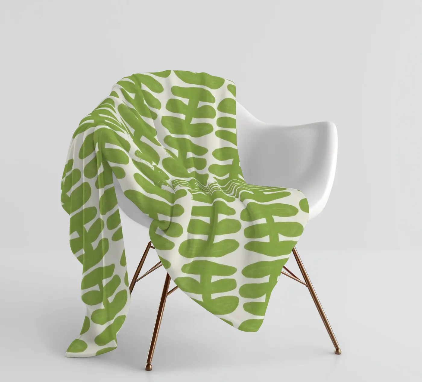 Repetitive pattern 55 fleece blanket by Little Dean