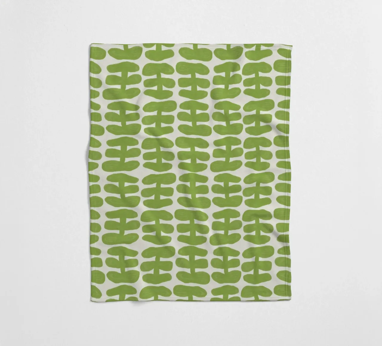 Repetitive pattern 55 fleece blanket by Little Dean