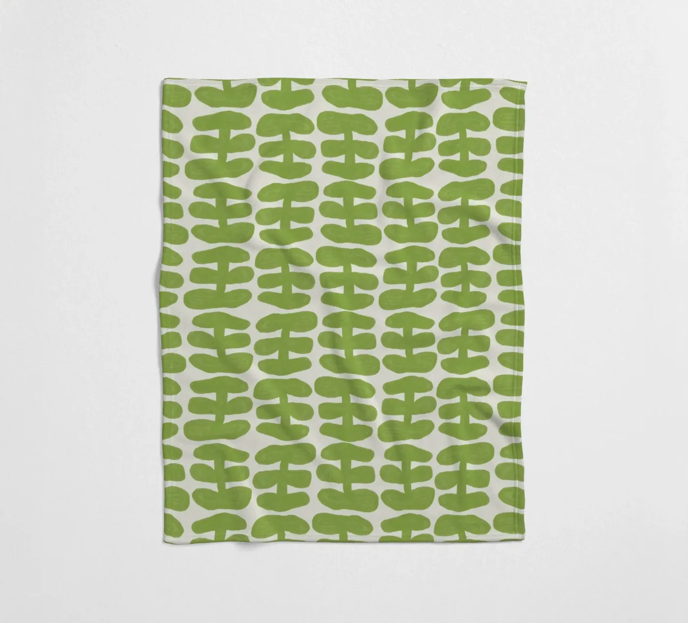 Repetitive pattern 55 fleece blanket by Little Dean