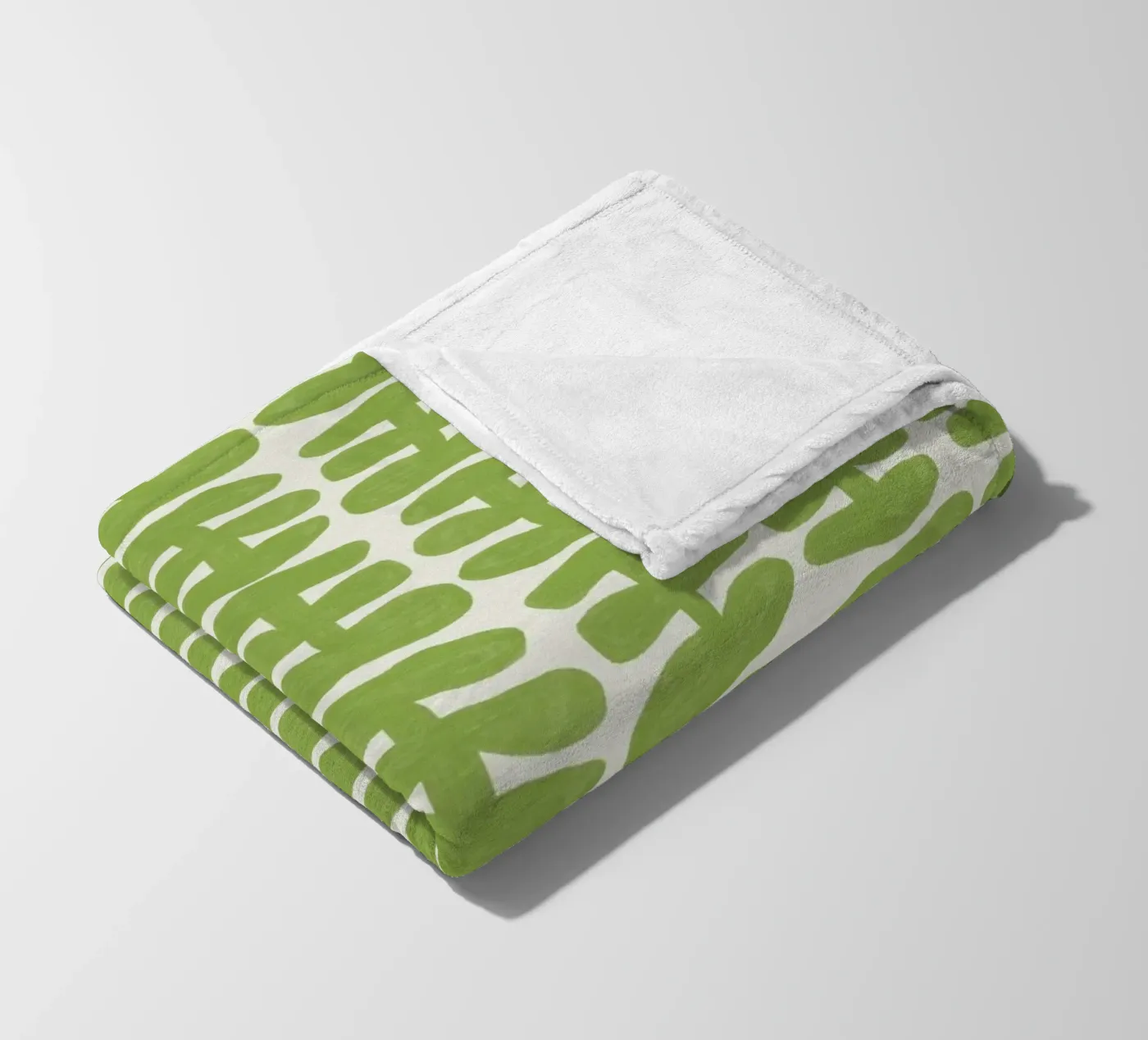 Repetitive pattern 55 fleece blanket by Little Dean