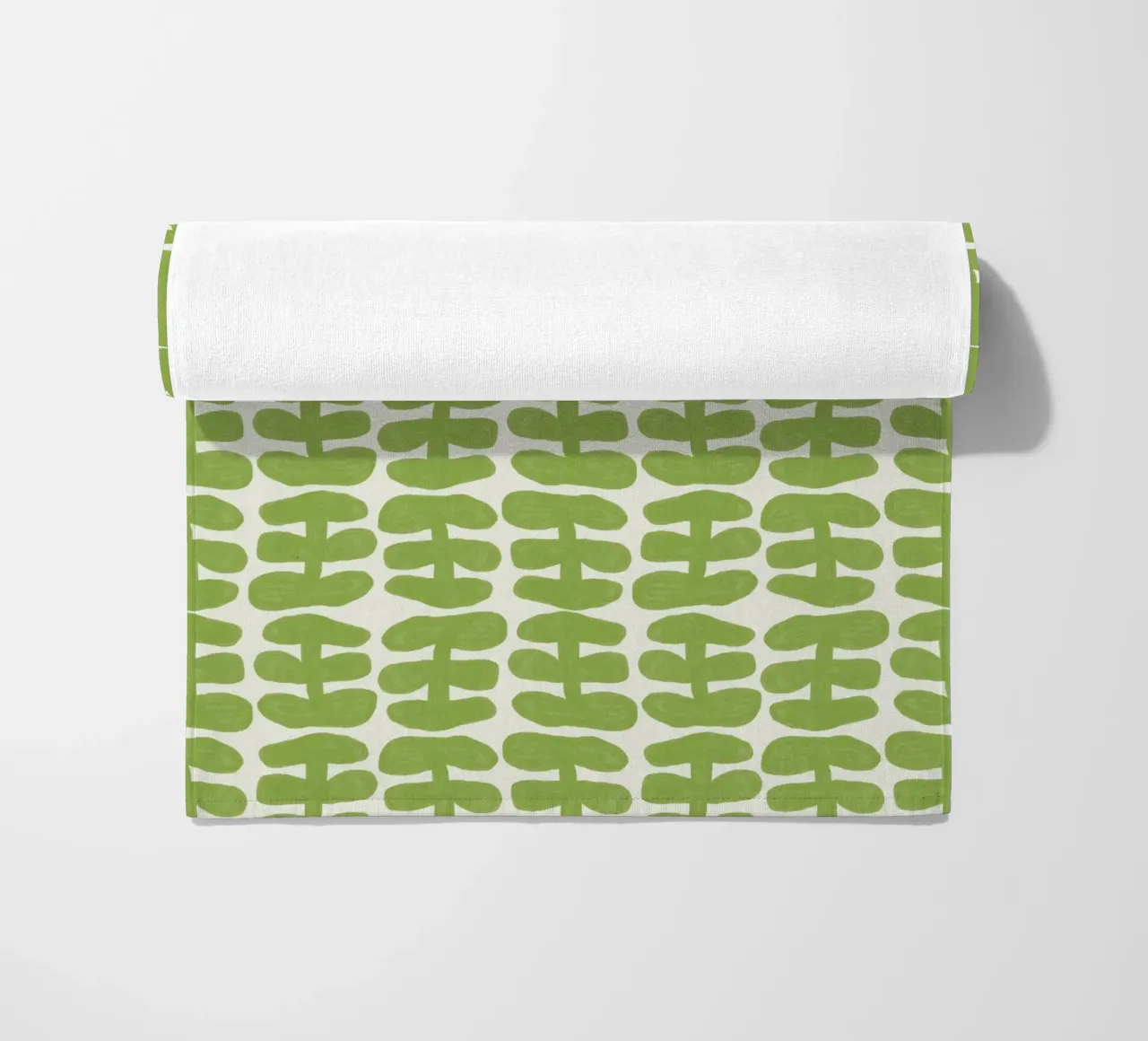 Repetitive pattern 55 beach towel by Little Dean