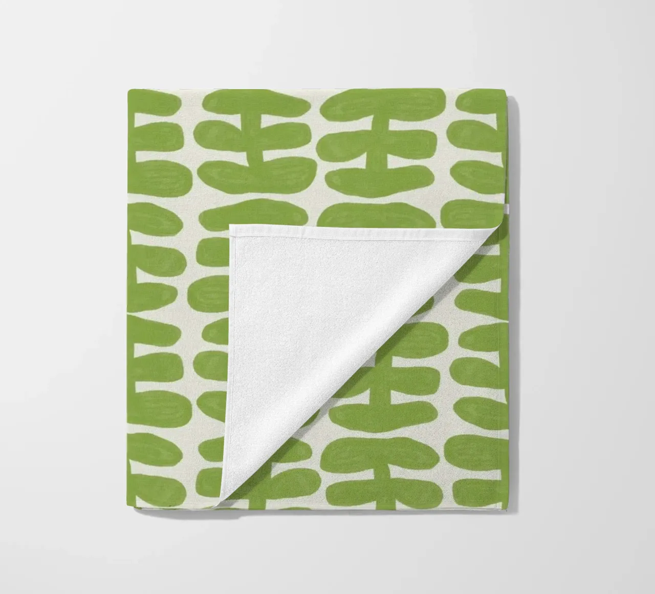 Repetitive pattern 55 beach towel by Little Dean